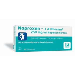 NAPROXEN-1A Pharma 250 mg b.Regelschmerzen Tabl.